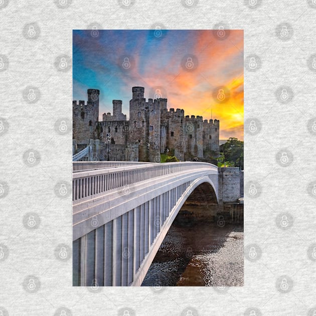 Conwy Castle Wales by Adrian Evans Photography